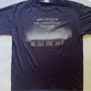 Vintage Shea Stadium 25th Anniversary Single Stitch Tee
